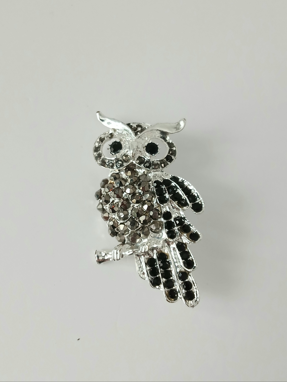 Lot Of 4 Animals Brooches Owl, Bird, Elephant And Cat Not Signed - Picture 2 of 9